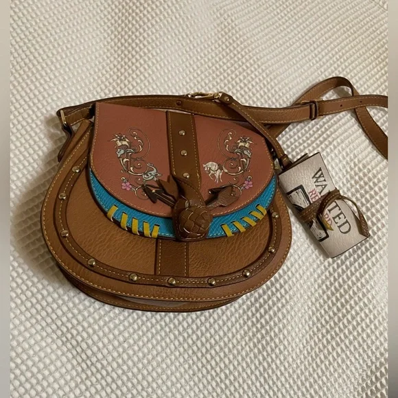 Disney Danielle Nicole  Tangled Flynn Ryder Crossbody Bag - Picture 10 of 12